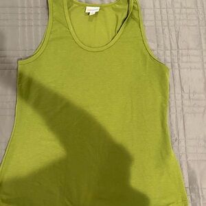 Green tank top